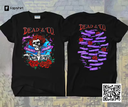 Dead & Co Merchandise The Final Tour 2023 T-Shirt, Dead and Company Summer Tour 2023 Shirt