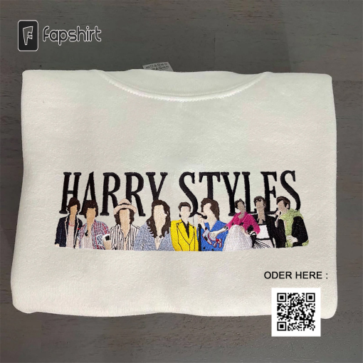 Harry Styles Embroidered Sweatshirt Gift For Lover