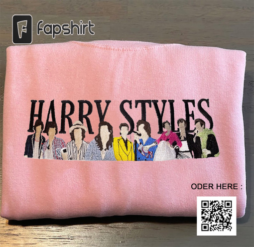 Harry Styles Embroidered Sweatshirt Gift For Lover