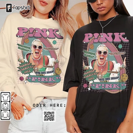 P!nk Pink Summer Carnival Tour 2023 Shirt, Summer Carnival Tour Tee Shirt, Pink On Tour Tee, Pink Tour Shirt, Music Tour 2023 Shir