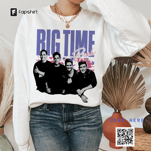 90s Vintage Big Time Rush Band Shirt, Big Time Rush Tee, Big Time Rush Vintage Sweatshirt Music, Pop Music Shirt, Pop Music Fan Merch