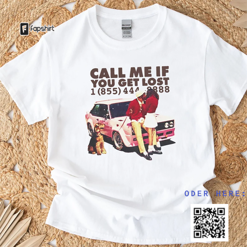 Tyler The Creator Y2k Graphic Tee , Call Me Ì You Get Lost , Vintage 90s Inspired Tee , Retro Cute Unisex Shirt , Tyler Merch , Fans Gift.