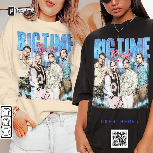 Big Time Rush Music Shirt, Big Time Rush 90S Y2K Vintage Retro Bootleg, Can’t Get Enough Tour 2023 Tickets Tee Gift For Fan Mus0506VL