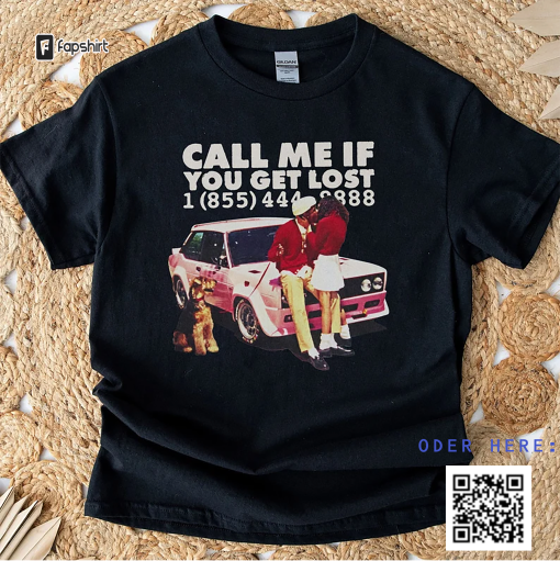 Tyler The Creator Y2k Graphic Tee , Call Me Ì You Get Lost , Vintage 90s Inspired Tee , Retro Cute Unisex Shirt , Tyler Merch , Fans Gift.