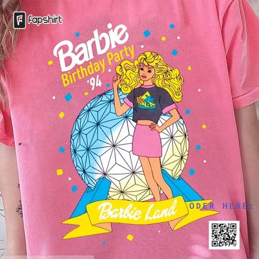 Birthday Party 1994 Shirt, Sweatshirt, Barbie shirt, Barbie Movie 2023, Party Girls Shirt, Doll Baby Girl, Birthday Shirt, Girls Shirt