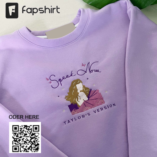 Embroidered Retro Speak Now Track List Shirt, Speak Now Taylor’s Version Collection sweatshirt and hoodie