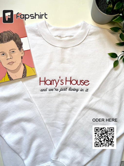 Embroidered Harry’s House Sweatshirt, Harry’s House Track List Sweatshirt, Harry New Album 2022 sweatshirt and hoodie