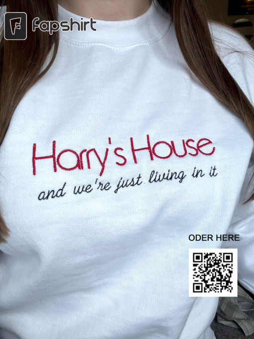 Embroidered Harry’s House Sweatshirt, Harry’s House Track List Sweatshirt, Harry New Album 2022 sweatshirt and hoodie