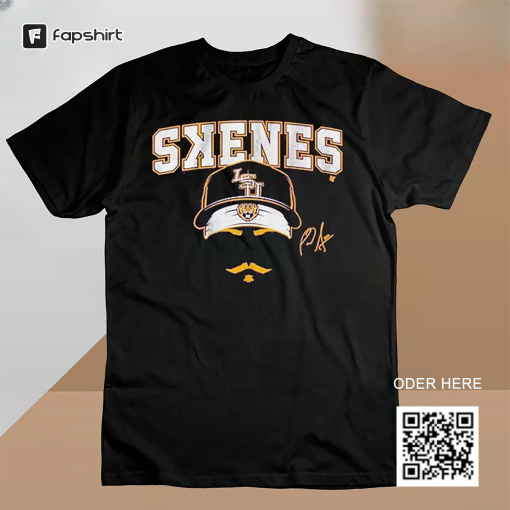 Official lSU baseball Paul Skenes stache shirt