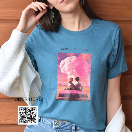 Barbenheimer Barbie Movie Oppenheimer T-Shirt, Barbie Movie Shirt, Nolan Movies Tee, Barbie Movie T-Shirt, The Ultimate Double Feature