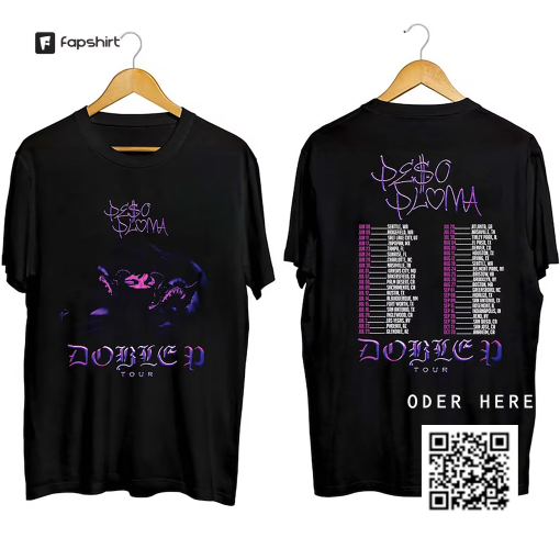 Peso Pluma Music Shirt, Peso Pluma Doble P Tour 2023 Shirt, Peso Pluma Fan Shirt, Peso Pluma 2023 Concert Shirt For Fan