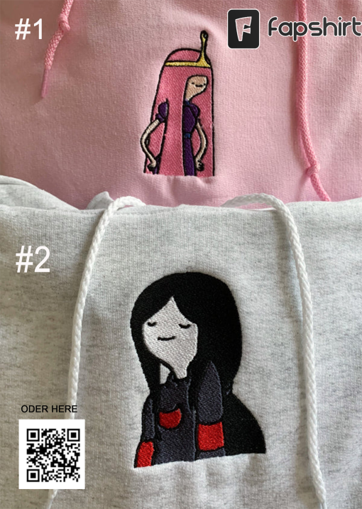 Princess Bubblegum and Marceline Matching Embroidered Set