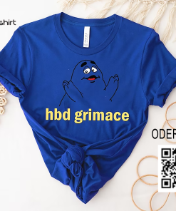 Hbd Grimace Shirt, Mc Donalds’s Hbd Grimace…