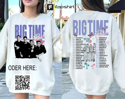 90s Vintage Big Time Rush Band Shirt, Big Time Rush Tee, Big Time Rush Vintage Sweatshirt Music, Pop Music Shirt, Pop Music Gift For Fan Tee