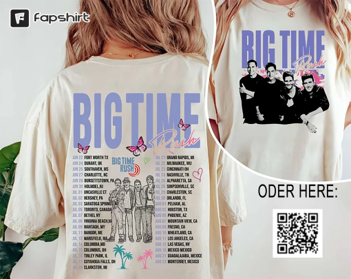 90s Vintage Big Time Rush Band Shirt, Big Time Rush Tee, Big Time Rush Vintage Sweatshirt Music, Pop Music Shirt, Pop Music Gift For Fan Tee