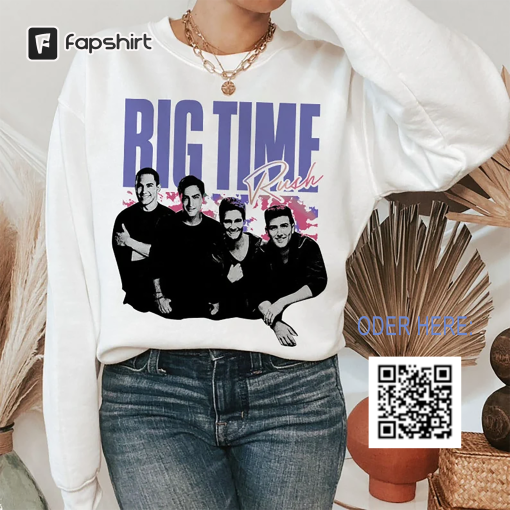 90s Vintage Big Time Rush Band Shirt, Big Time Rush Tee, Big Time Rush Vintage Sweatshirt Music, Pop Music Shirt, Pop Music Fan Merch