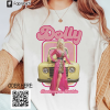 Dolly Vibes Shirt, Country Music Lover T-shirt, RetroDolly Nashville Tee, Pink Western Cowgirl Gift, In Dolly We Trust Shirt, Girly Cowgirl