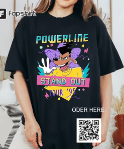 Disney Powerline Shirt, Disney Goofy Shirt, Stand…