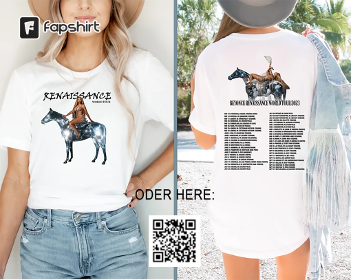 Beyonce Renaissance World Tour 2023 Shirt, Vintage Music Tour T-Shirt, Beyonce Merch Shirt, New Album Singer T-Shirt, Concert Fan Shirt