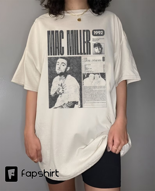 Mac miller the divine feminine shirt, Aesthetic dope since 92 Shirt, The Swimming in Wave by Mac T-Shirt, Self care, Circles Sweatshirt