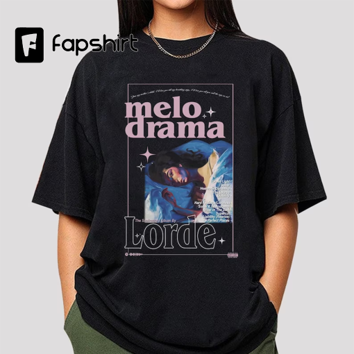 Melodrama Lorde shirt, Lorde Merch