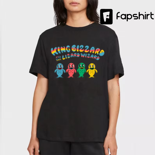 King Gizzard And The Wizard Lizard fishies shirt, King Gizzard shirt