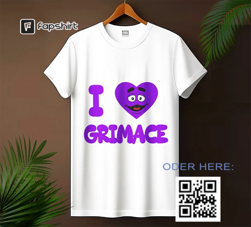 grimace tshirt i love grimace’s mcdonald’s t shirt grimace shirt for men women adults grimace birthday meal grimace plush grimace gift for