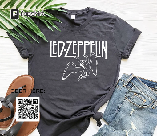 Led Zeppelin Band T- Shirt, Rock Band Gift, Rockn Roll Shirt, Led Zeppelin Shirt, Music Shirt, Led Zeppelin Gift, Rock Gift