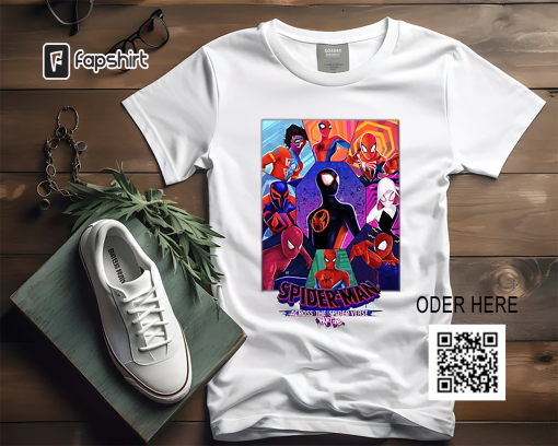 Spiderman Across The Spider-Verse T-shirt, Spiderman Multiverse T-shirt, Miles Morales T-shirt, Birthday Gift, Movie T-shirt