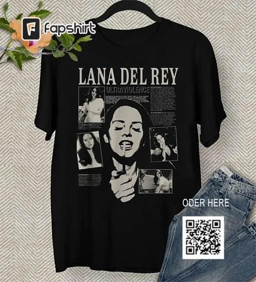 Vintage Lana Del Rey Album Shirt, Lana Del Rey T-Shirt, Singer Music Shirt, Music Shirt, Lana Del Fan Shirt, Gift For Fan.