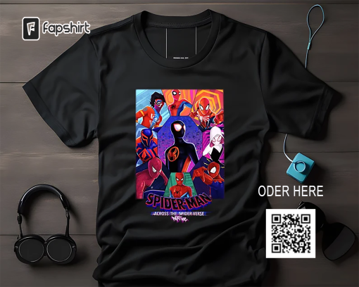 Spiderman Across The Spider-Verse T-shirt, Spiderman Multiverse T-shirt, Miles Morales T-shirt, Birthday Gift, Movie T-shirt