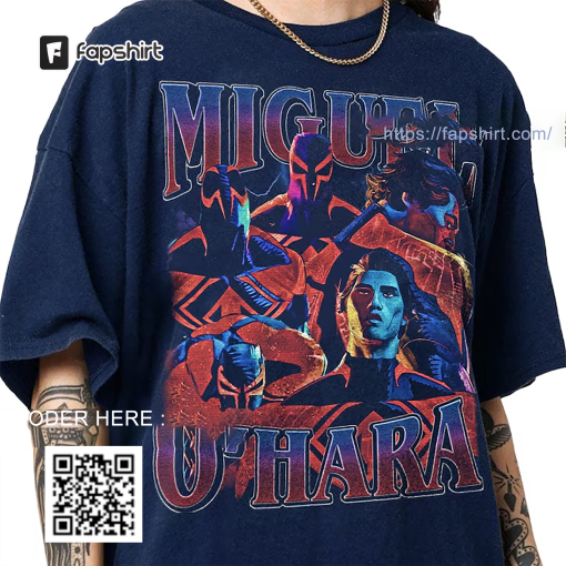 Limited Miguel O’Hara Spiderman Across The Spider-Verse Vintage T-Shirt, Gift For Women and Man Unisex T-Shirt