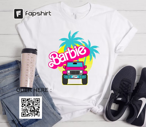 Barbie Offroad 4×4 Pink Car T-Shirt, Barbie Malibu T-Shirt, Barbie Movie 2023, Barbie Fan Gift, Barbie Dream House, Barbie and Ken Shirt