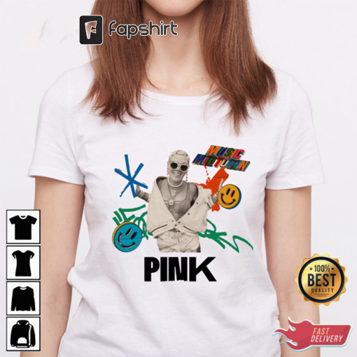 P!nk Pink Singer Summer Carnival 2023 T-Shirt, Pink Shirt, Pink Fan Shirt