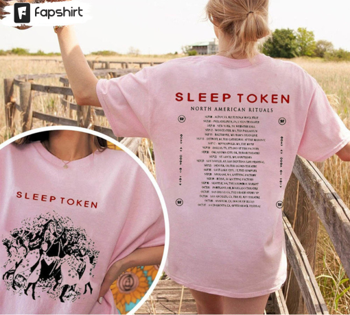 Sleep Token Music Shirt, Sleep Token 90S Y2K Vintage Retro Bootleg Sweatshirt, Sleep Token Tour North American 2 side shirt