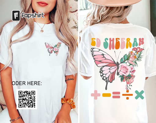 Butterfly Tshirt, The Mathematics World Tour Shirt, Custom Tshirt, Country Music Fan Shirt, 2023 Concert Shirt, Butterfly Equals Tour shirts