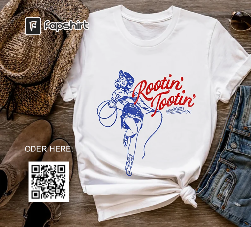 Rootin’ Tootin’ Good Time Shirt, Rootin Tootin Sweatshirt, Cowboy Rodeo Trending Tee, Cowgirl Clothing, Country Music Shirts