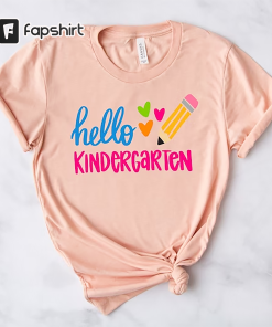 Hello Kindergarten Colorful Hearts Shirt,Hello Kindergarten Shirt,2023…