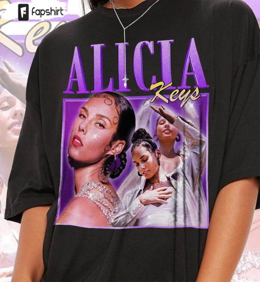 Alicia Keys Music Retro Summer Tour 2023 Shirt