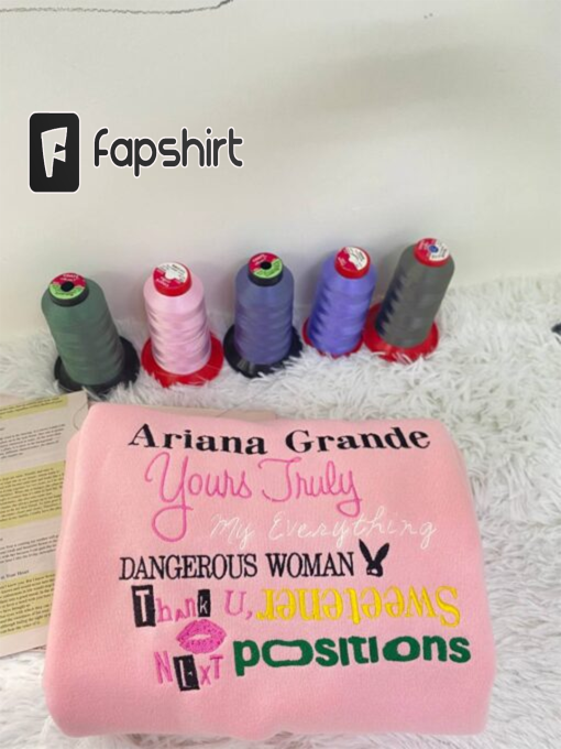 Ariana Grande Songs Embroidered Shirt