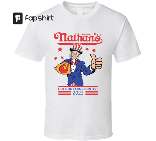 Nathan’s Famous Hot Dog Eating Contest Joey Chestnut 2023 T Shirt