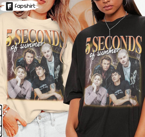 5 Seconds Of Summer Band Music Shirt, 5 Seconds Of Summer Rock Band Unisex Hoodie Long Sleeve