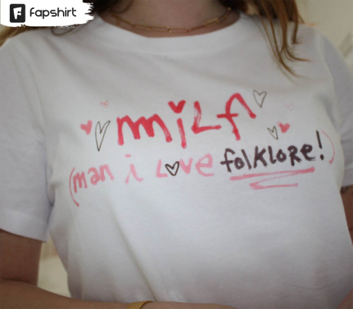 MILF Man I Love Folklore Taylor Vintage Shirt