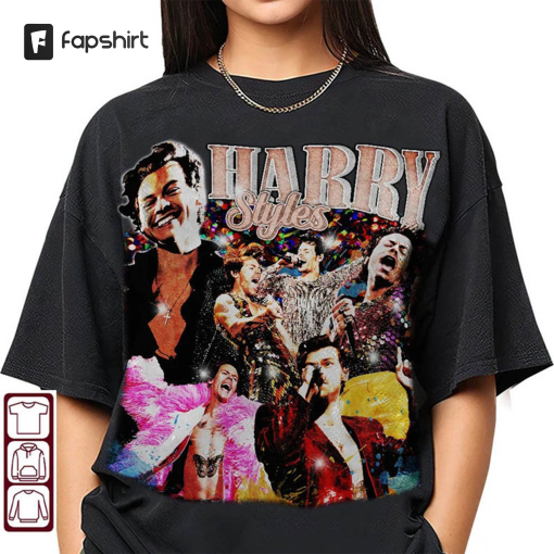 Harry Styles Vintage Shirt, Love On Tour Short Sleeve Sweatshirt