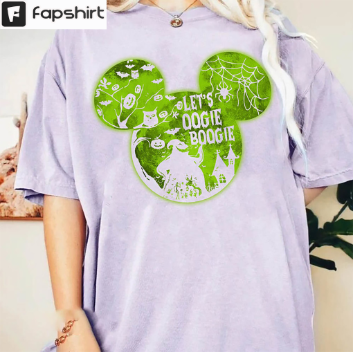 Oogie Boogie Bash Halloween Party Shirt, Disneyland Mickey Long Sleeve Unisex T-shirt