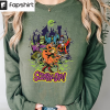 Retro Disneyland Halloween Shirt, Mickey Halloween Unisex Hoodie Long Sleeve