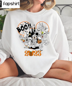 Disney Halloween 2023 Shirt, Family Matching Short…