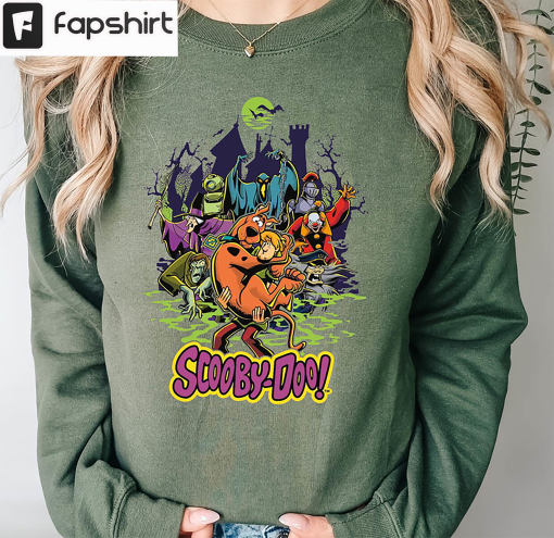 Scooby Doo Horror Movie Shirt, Halloween Long Sleeve Sweatshirt