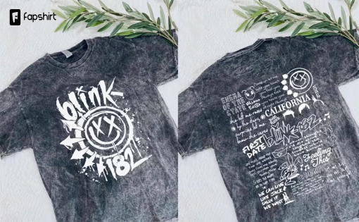 Blink 182 Shirt, Blink 182 T Shirt, Vintage Blink 182 Shirt, Blink 182 Band Tee, Blink 182 Rock Shirt, Vintage Style Shirt, Gift for Fan