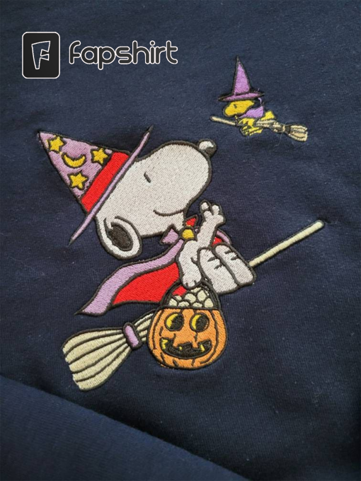 Spooky Halloween Custom Embroidery Mummy Adorable Middle Placement Sweatshirt/Hoodie